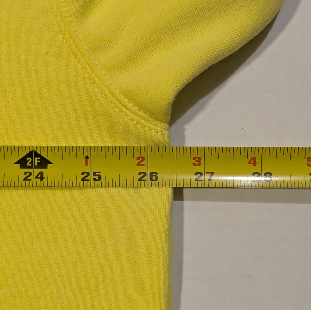 Supreme Small Box Hooded Sweatshirt Lemon Retail $148 Large Hoodie - Picture 8 of 9